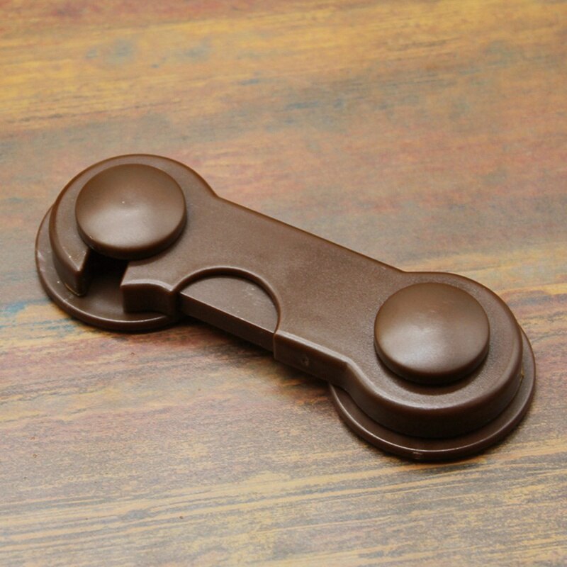 1pc Plastic Cabinet Lock Child Safety Baby Protection From Children Safe Locks For Refrigerators Baby Security Drawer Latches: coffee1