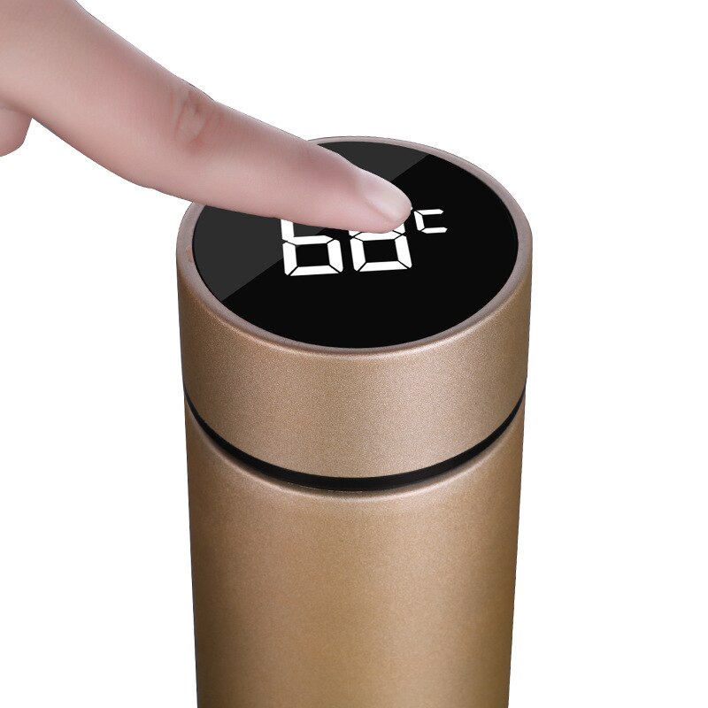 Touch Display Temperature Kettle 500ml Electric Kettles Stainless Steel Vacuum Intelligent Kitchen Appliances Insulation Cup