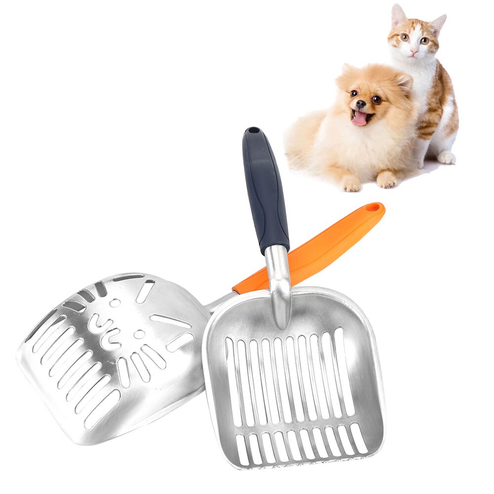 Pet Cleanning Tool For Dog Cat Clean Feces Tools Cat Sand Cleaning Cat Litter Shovel Metal Scoop Supplies for Cats