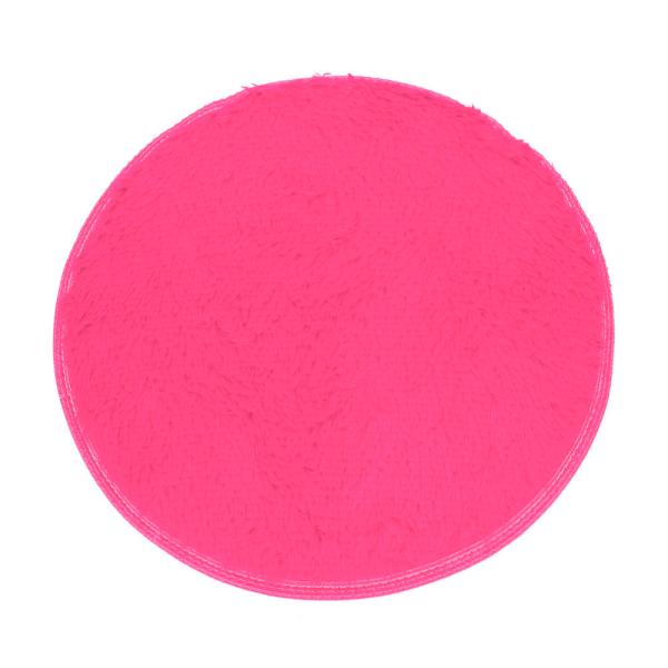 Zachte Bad Slaapkamer Vloer Douche Ronde Mat Tapijt Antislip Ronde Tapijt Vloermat: Hot Pink 