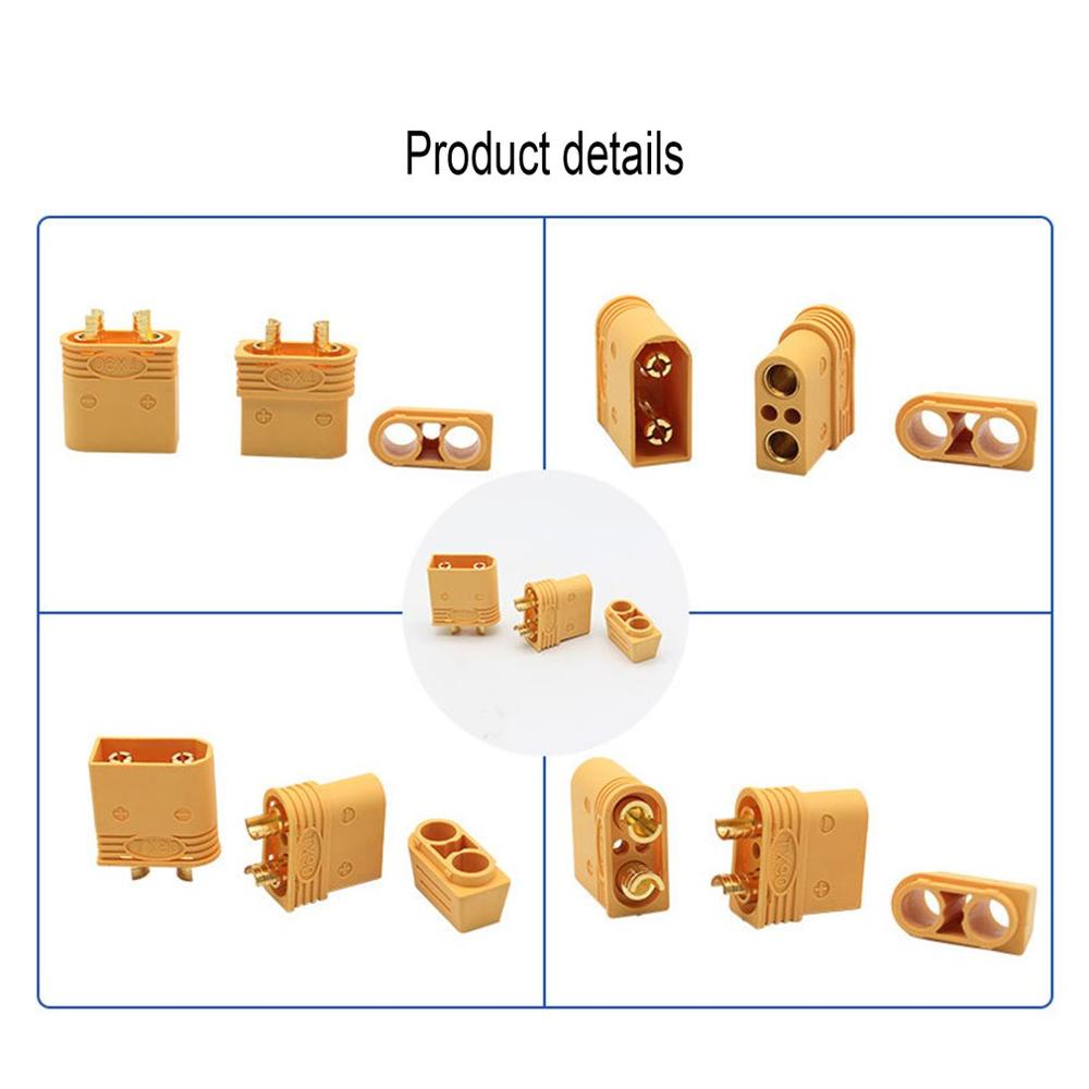 10 Pairs XT90 Stecker Batterie Anschluss Set Hohe strom Männlich Weiblich Vergoldete Bananen Stecker für RC Modell Teile
