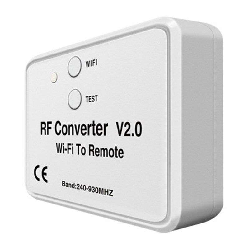Universal 433MHz WiFi Switch RF Remote Control WiFi to Converter Multi Frequency Rolling Code Garage Door Remote Control Convert
