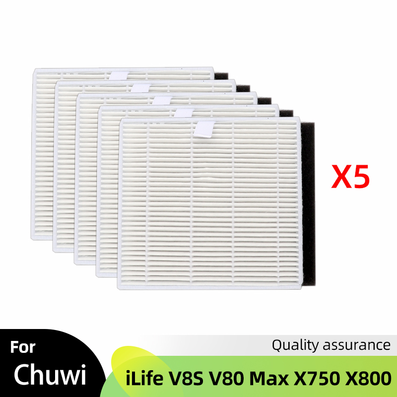For iLife Chuwi V8 V8s Plus X750 X800 X785 V80 Max Side Brush Hepa Filter Mop Parts Accessories Robot Vacuum Cleaner Parts: light yellow