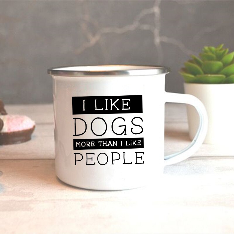 Tasse à café, thé, thé, café, boisson, Dessert, petit déjeuner, lait, Vintage, poignée, , I Love My Dog: XH2386-A015WH-8