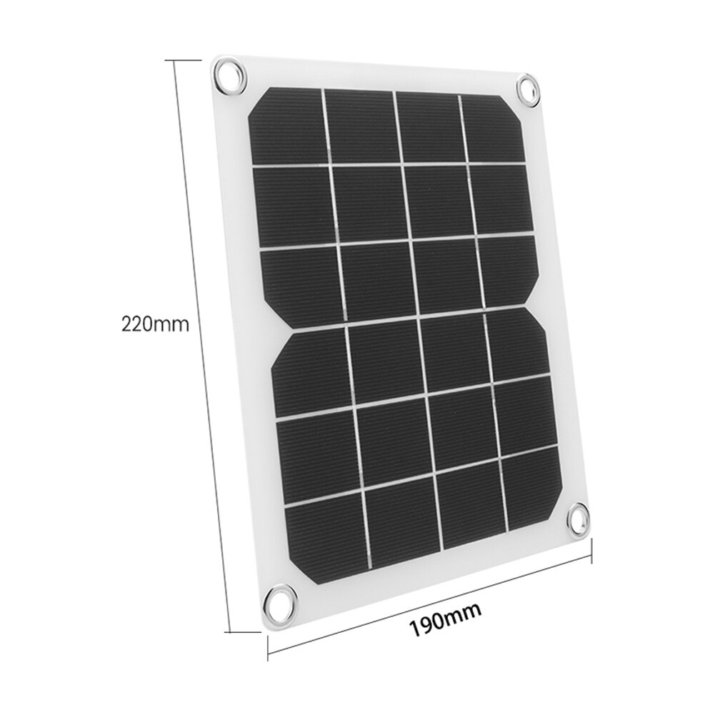 Mobile Phone Solar Panel Portable Photovoltaic Charging Power Bank with Suckers for Household Outdoor Solar Power Decor
