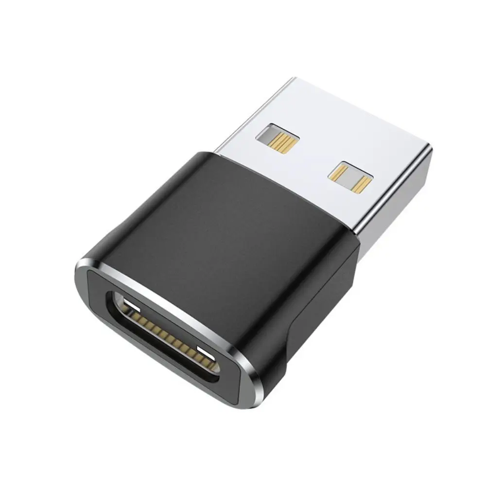 USB 2.0 Type C USB Male Adapter Black Aluminium USB-C Male OTG Converter Mini Metallic colours for Type-C Port: Yellow