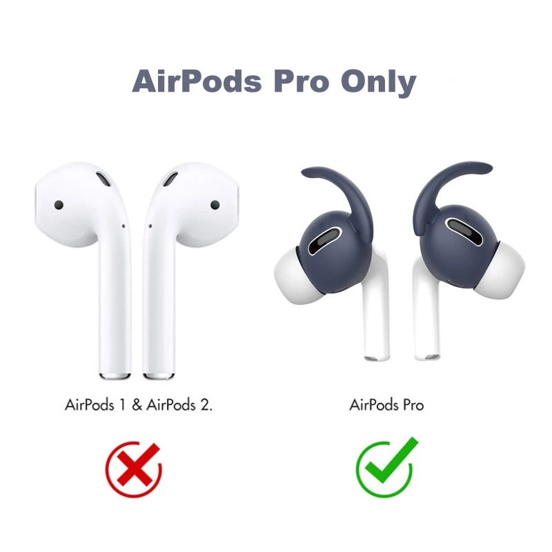 Myke silikon øretelefoner mot trykk til eple airpods pro luft belger airpods pro bluetooth trådløse hodetelefoner ørepropper silikonstropp