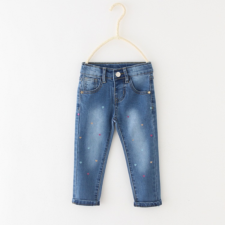 Lente Meisjes Jeans Kids Baby Jeans Voor Kinderen Jongens Meisjes Leggings Denim Broek Peuter Broek Meisjes Kinderen Broek Voor Jongen meisje 0-3Y