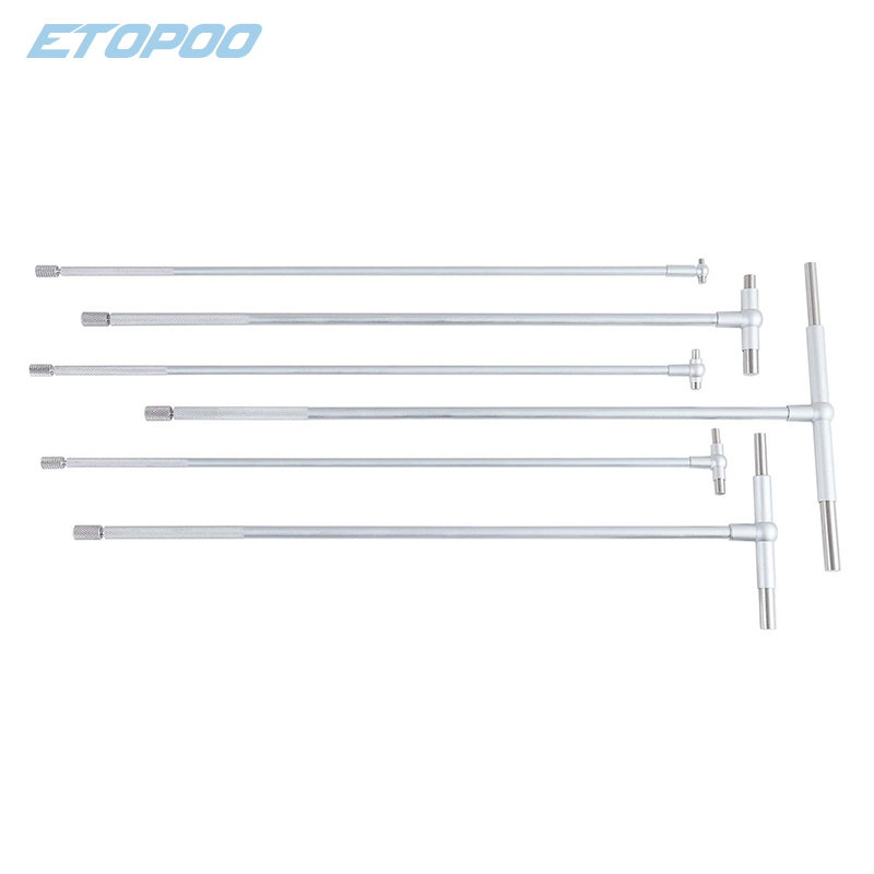 Industrieel Gereedschap 6-12Inch Telescoping Meterset 8-150Mm (5/16 "-6") Interne Meter, Gatmeters Voor Snelle Binnenmeting