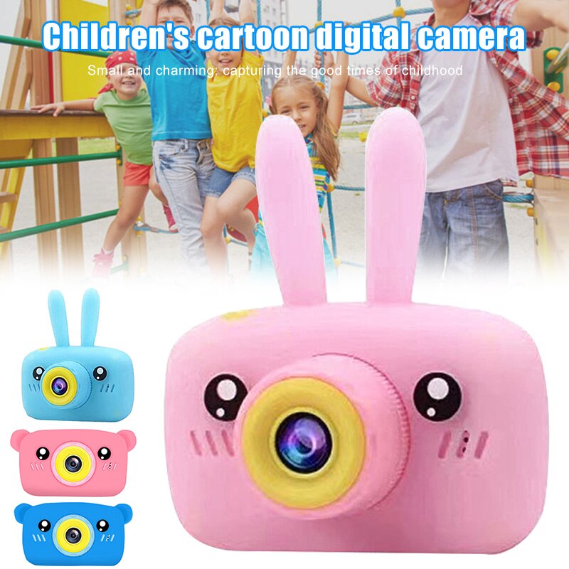 Cartoon Mini Camera Hd Digitale Camera Kinderen Automatische Fotografie Leren Camera Kids Peuter Camera 1080P Dq