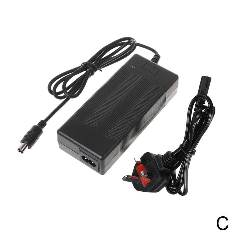 36v ladegeräte mit rca-stecker, 10mm ausgänge , 2a 42v für lithium-batterien von elektrofahrrädern und rollern (  m365 x2 stück 0: Uk-stecker