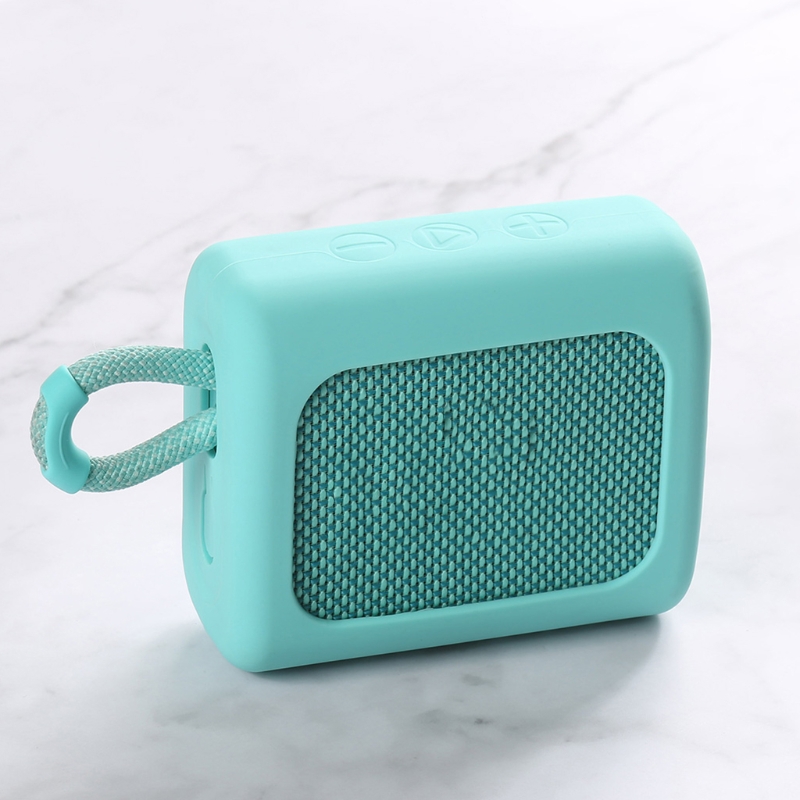 Funda de silicona a prueba de polvo para altavoz, carcasa protectora anticaída para JBL GO 3 GO3 Bluetooth, compatible con altavoz S17 21