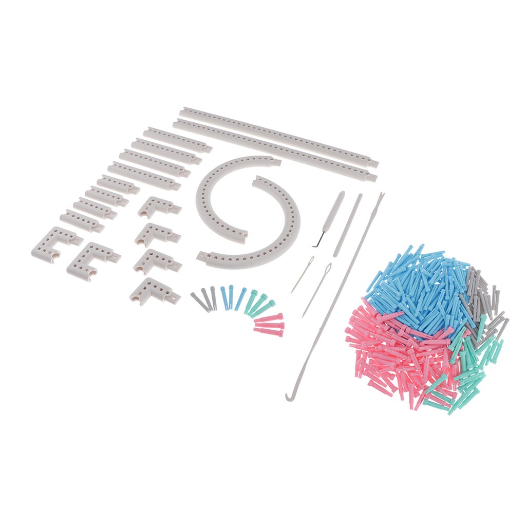 Knitting Loom Craft Set Sock Scarf Weaving Tool Knit Loom Plastic Sewing Kit