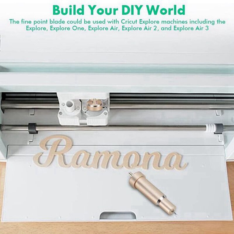 5Pcs Premium Fine Point Cutting Blade Vinyl Replacement Plotter Knives for Cricut Maker +1Pc Holder for Cricut Maker