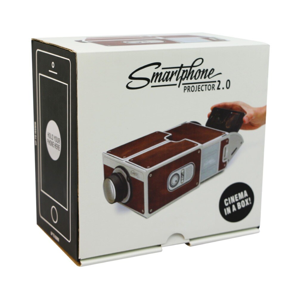 Portable Cardboard Smartphone Projector 2.0 DIY Mobile Phone Cinema Theater-34#/CC
