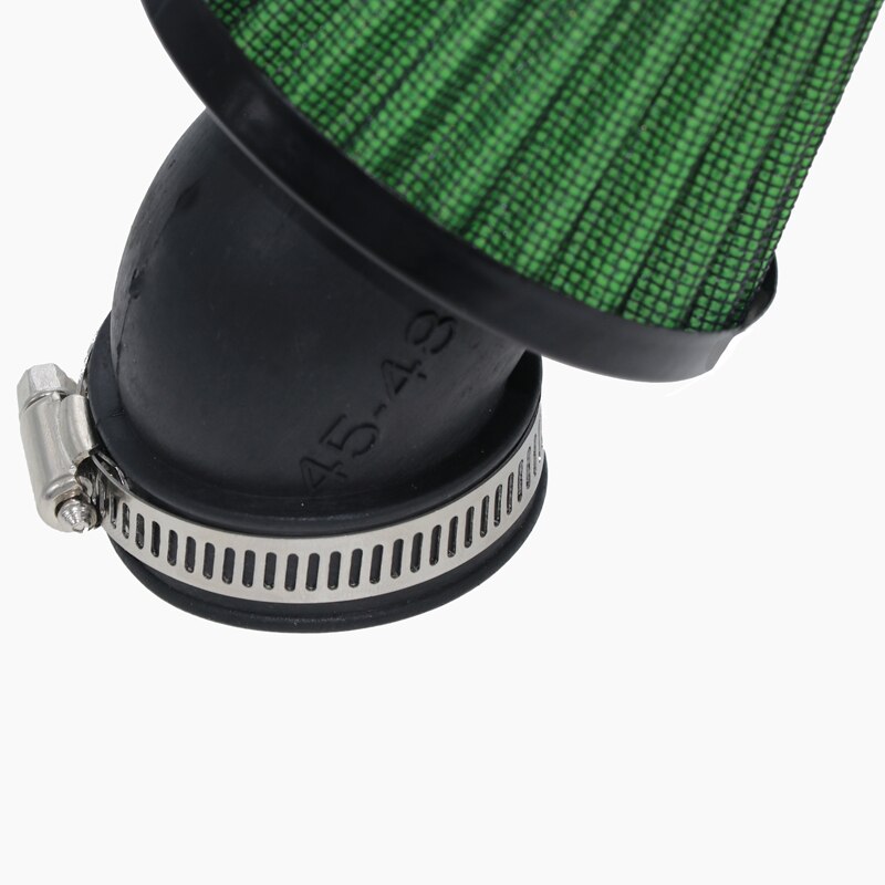 Lmodri moottoripyörän ilmansuodatin 28mm 38mm 42mm 48mm puhdistuskiinnike -on 45 asteen mutka ilmanottosuodattimet moottoripyörän tarvikkeet