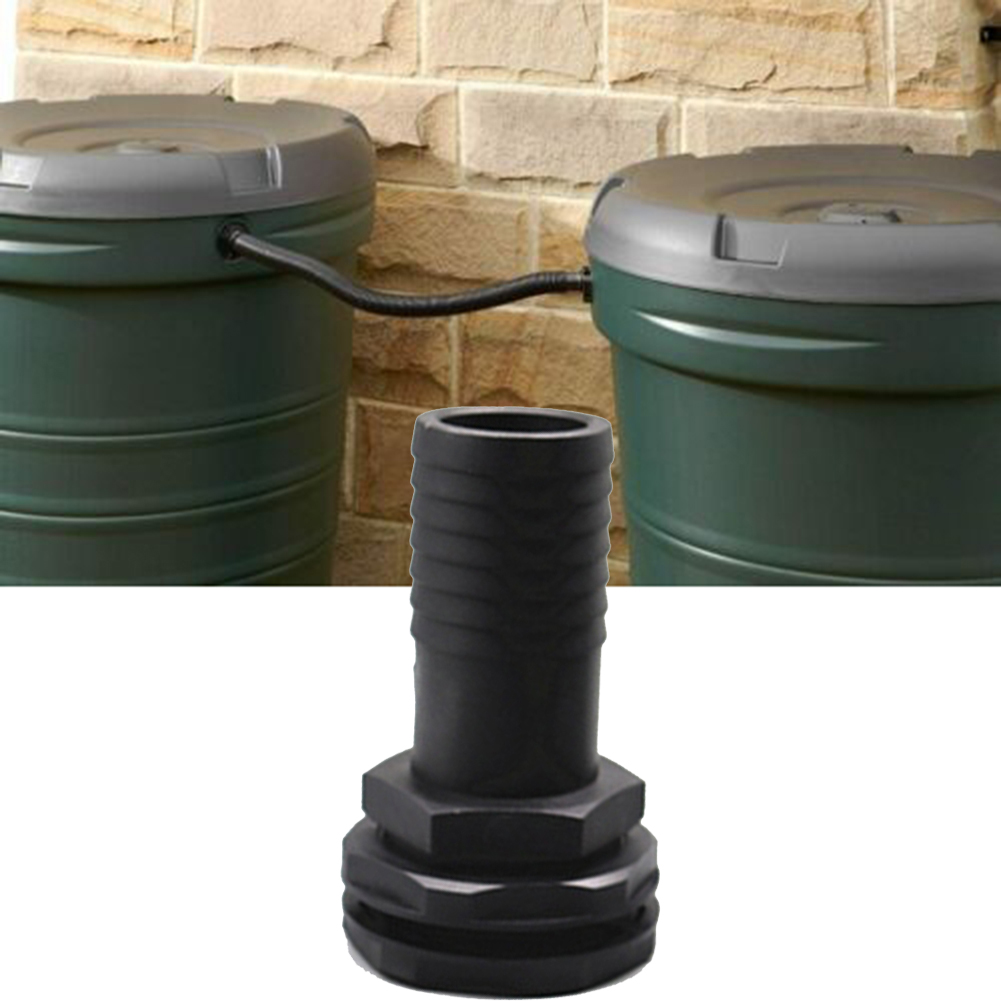 Quick Connector Water Butt/Tank 38mm/1In Plastic Overflow Pipe Provide For Water Storage Tank Connector Thread 48mm/1.89inch