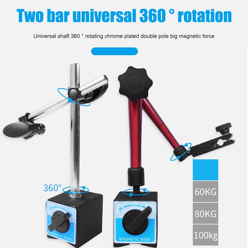 Leverage Indicator High Precision Leverage Dial Indicator Measurement Tool with 0.001mm Accuracy 0-10mm Range JDH99