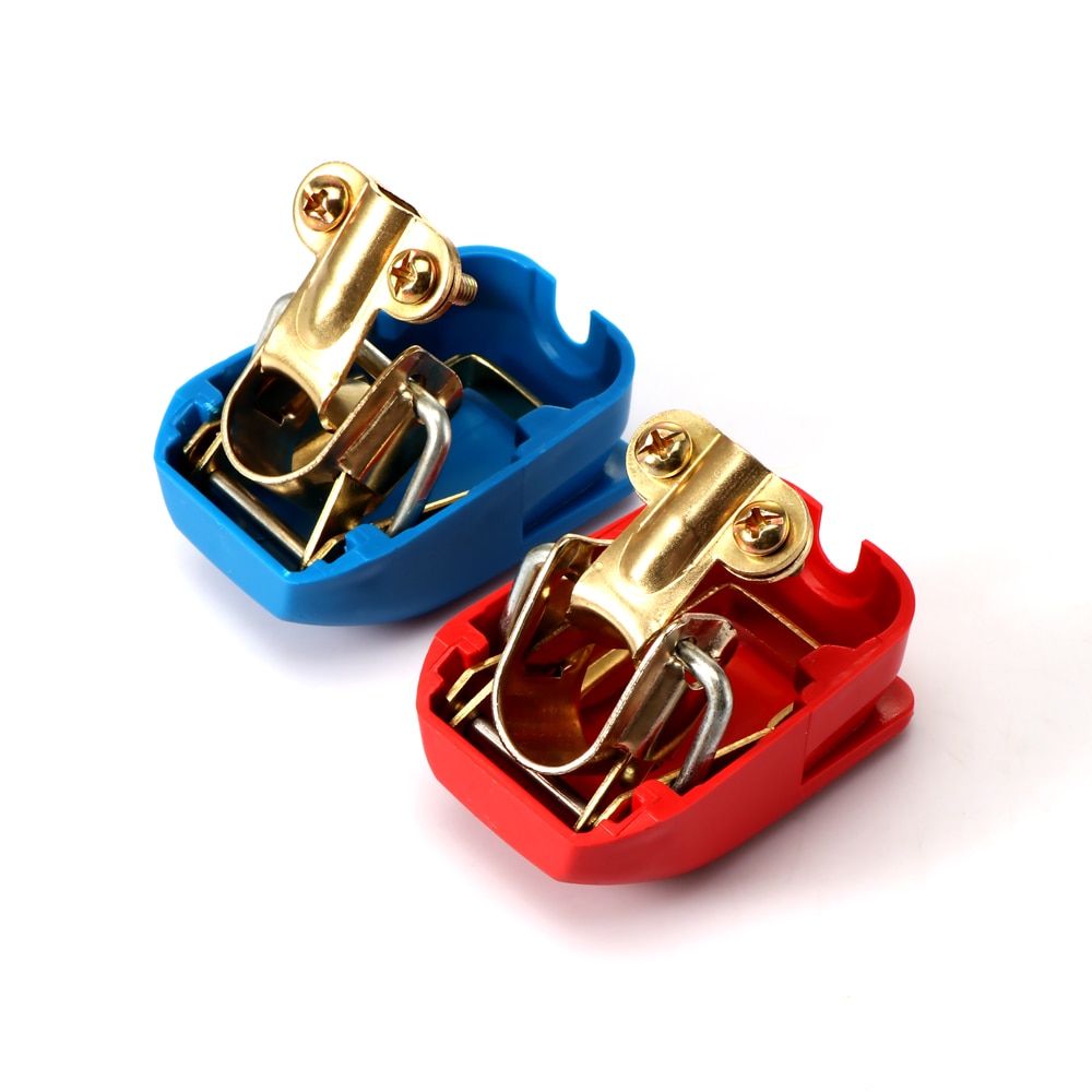 Universal 1 Pair 12V Quick Release Battery Terminals Clamps Car-Styling Battery Terminal For Car Caravan Boat Motorcycle