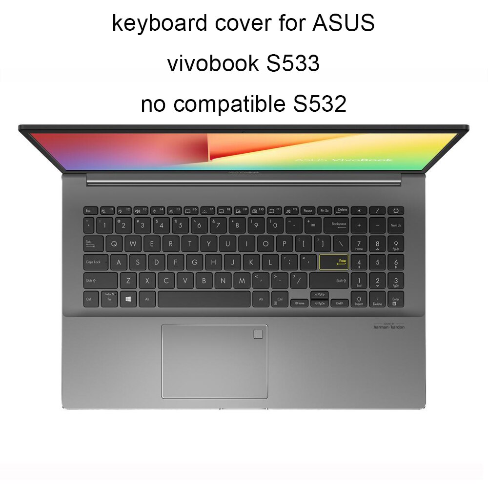 Keyboard Covers Voor Asus Vivobook 15 S15 S533 S5600 15.6 Clear Tpu Laptop Toetsenborden Stofkap Silicone Skin Accessoires