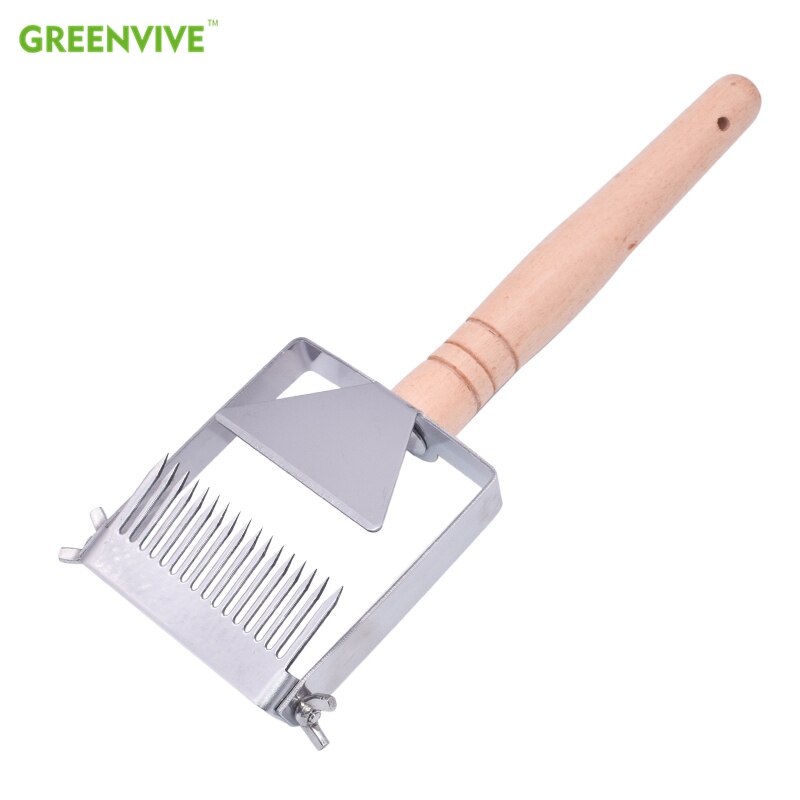 Beehive Tools Adjustable Direction Honey Uncapping Scraper Beekeeping Tool Stainless Steel Uncapping Fork Honey Forks