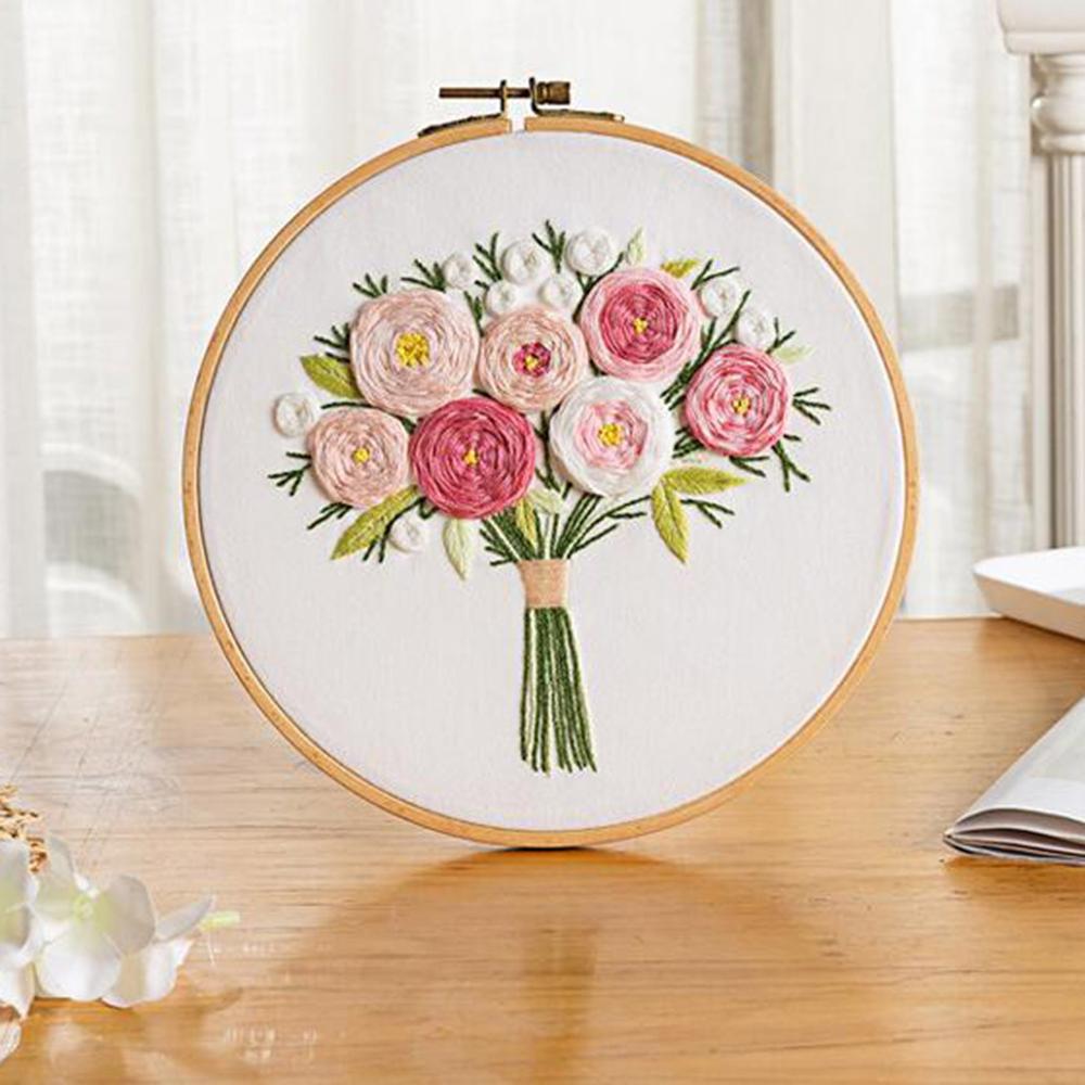 Zabij czas koło zestaw do haftowania, robótki haft, krzyż zestaw do szycia, haft dla początkujących, sztuka DIY krawiectwo CD: b