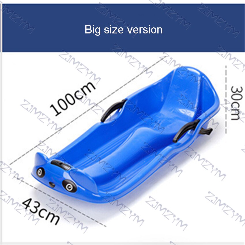 1737 Big Size Ouder Kind Volwassen Dubbele Zand Gras Boord Outdoor Hdpe Vergrote Verdikte Snowboarden Slee Snowboard