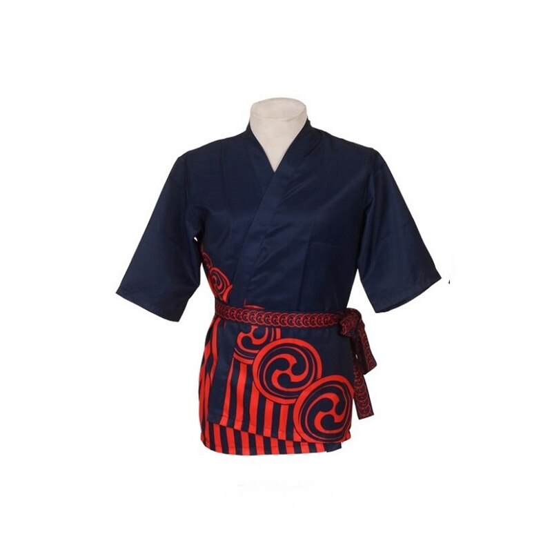 Veste de Chef Hommes de Traiteur Japonais Pour, Uniforme de Chef D&#39;Hôtel, Vêtements de Cuisine de Restaurant de Sushi,Teppanyaki, Salopette de Serveur, Cuisine Japonaise Cuisine Tenue Cuisinier Professio