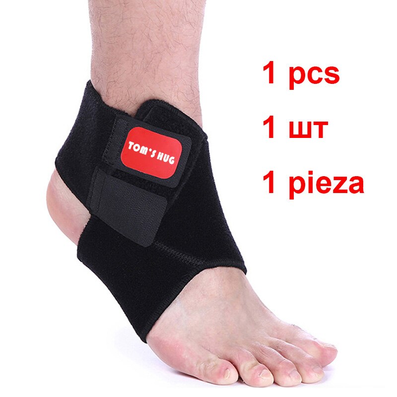 Tobillera presurizable con soporte cálido para el tobillo, Tom's Hug, deporte, bicicleta, gimnasio, Anti pulverización, tobillos, protección, cuidado de enfermería, color negro, 1 Uds.: L