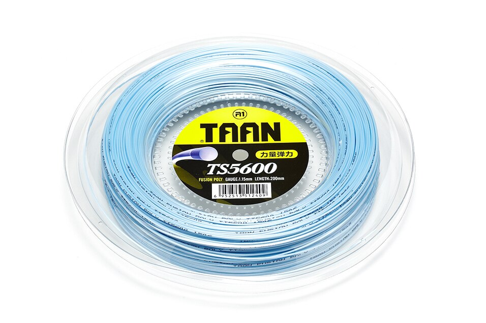 1 Reel TAAN 1.15mm TS5600 Tennis Racket String Fusion Poly Durable Tennis Training Power String 200m