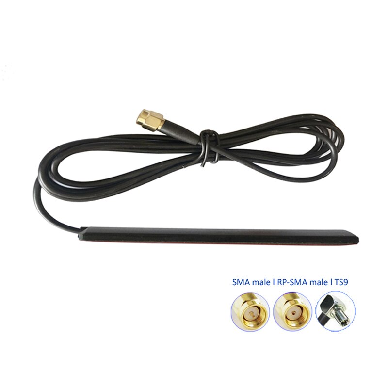 Indoor External Lte 4G Aerial 5dBi Adhesive Gprs Gsm patch antenna with SMA connector