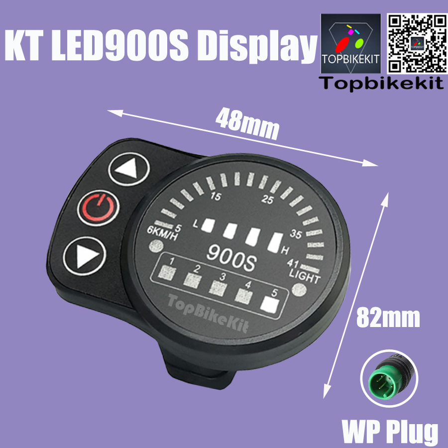 Ebike Display Kt Lcd3 Lcd4 Lcd5 Lcd 8H Lcd 8S Lcd9 Lcd 10H Lcd11 Led 900S Led 890 24v36v48V 48V 72V Fietsaccessoires Cycling Kt Display: Oranje