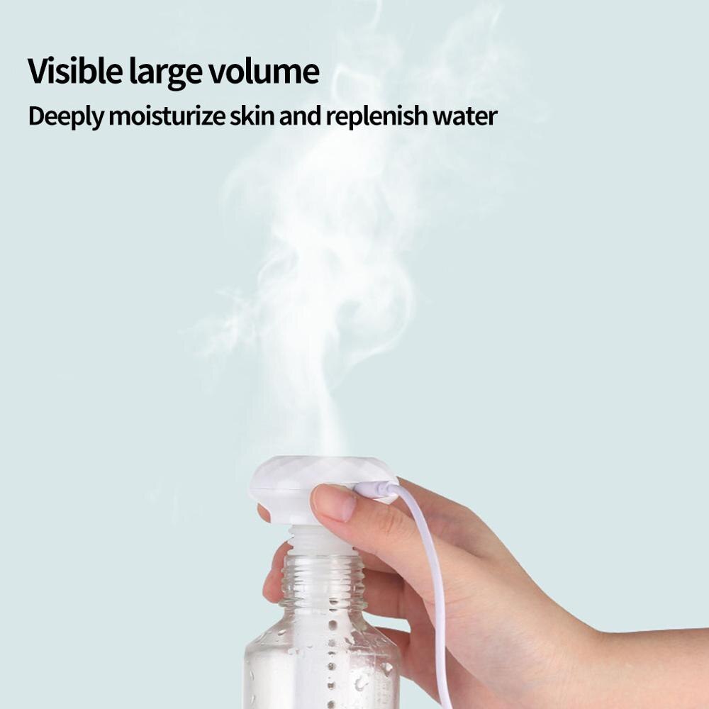 1 Pc Mini Humidifier Portable Air Humidifier Mini USB Powered Atomizer 35ml/h Home Office Room Car Bottle Humidifier