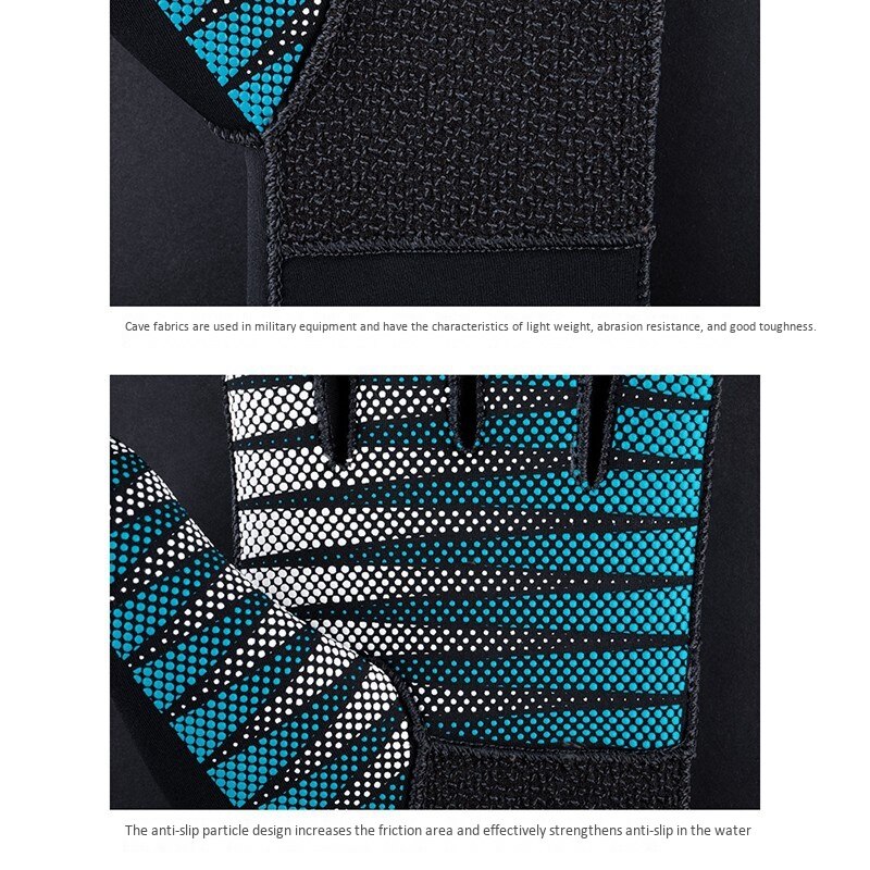 CXWXC Neoprene Diving Gloves - 3mm Thermal Winter Mittens for Snorkeling, Scuba, Surfing, Kayak