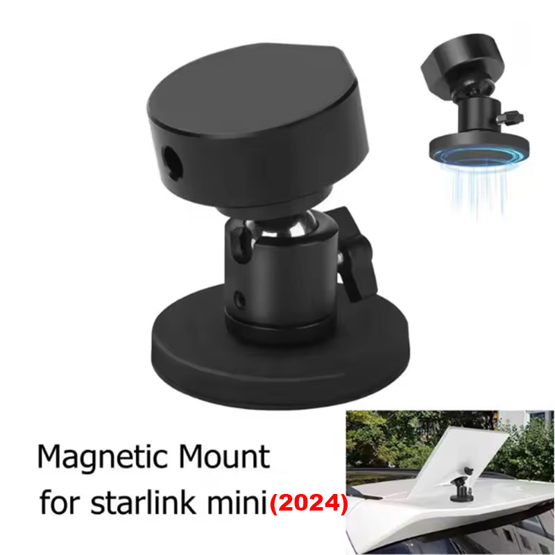 For Starlink Mini Adjustable Angle Magnetic Mount Temporary Roof Car Dashboard Mount for Starlink Mini Accessory