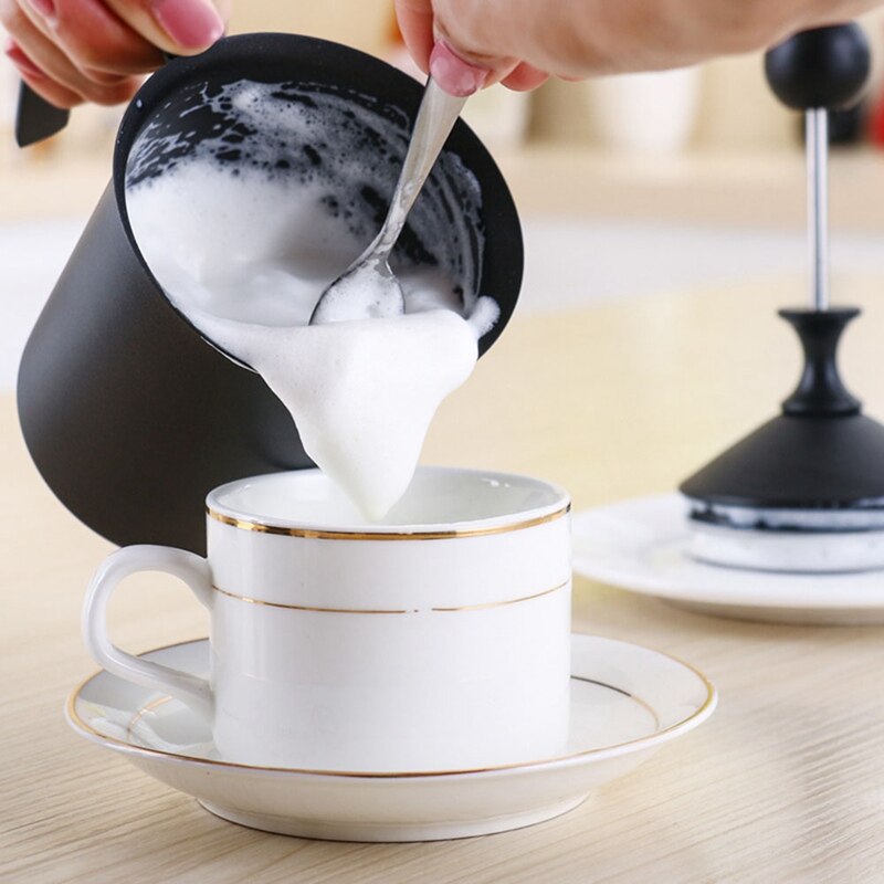 Handmatige Melkopschuimer Rvs Cappuccino Melk Creamer Schuim Mesh Koffie Foamer Creamer Keuken Apparaat