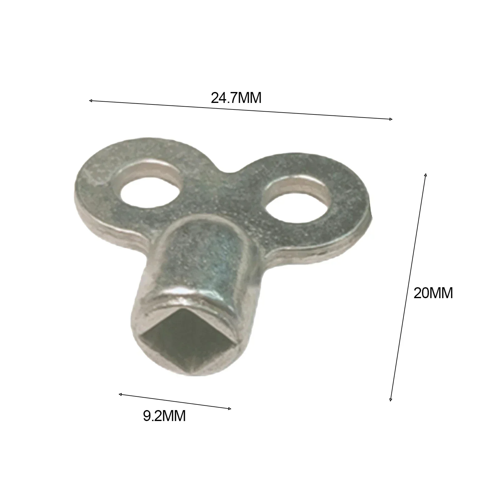 2PCS Kühler Auslass Ventil Schlüssel Zink-legierung Platz 5 × 5mm Kühlung Pneumatische Ventil Schlüssel Air Vent zentrale Heizung Schlüssel