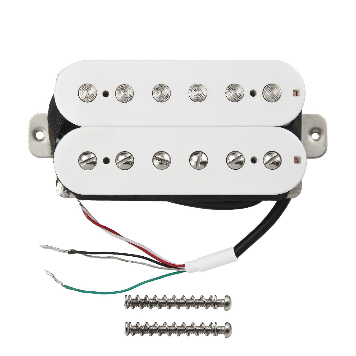 FLEOR Alnico 5 Humbucker Gitaar Pickup Witte Hals of Bridge Pickup Kiezen voor FD Elektrische Gitaar Accessoires: 1pcs Neck