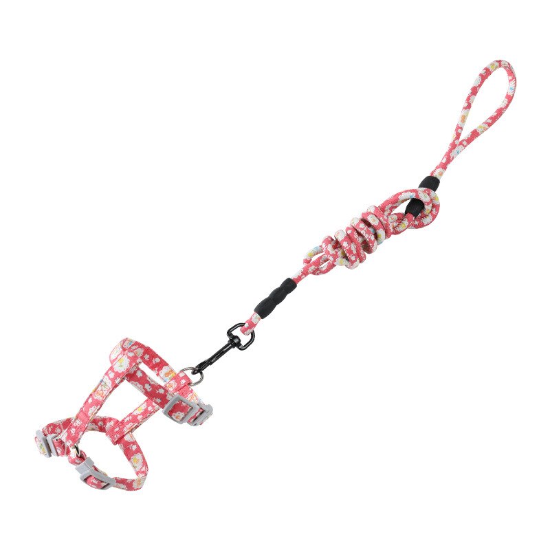 Kattenhand vasthoudend touw vest-stijl h-vormige borstband set ronde nylon touw japanse stijl kattenhand vasthoudend touw