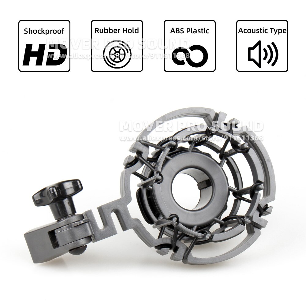 Soporte de micrófono de suspensión antivibración para AKG C214 C314 C414 C 214 314 414 B EB XLS XLII ULS, soporte de araña