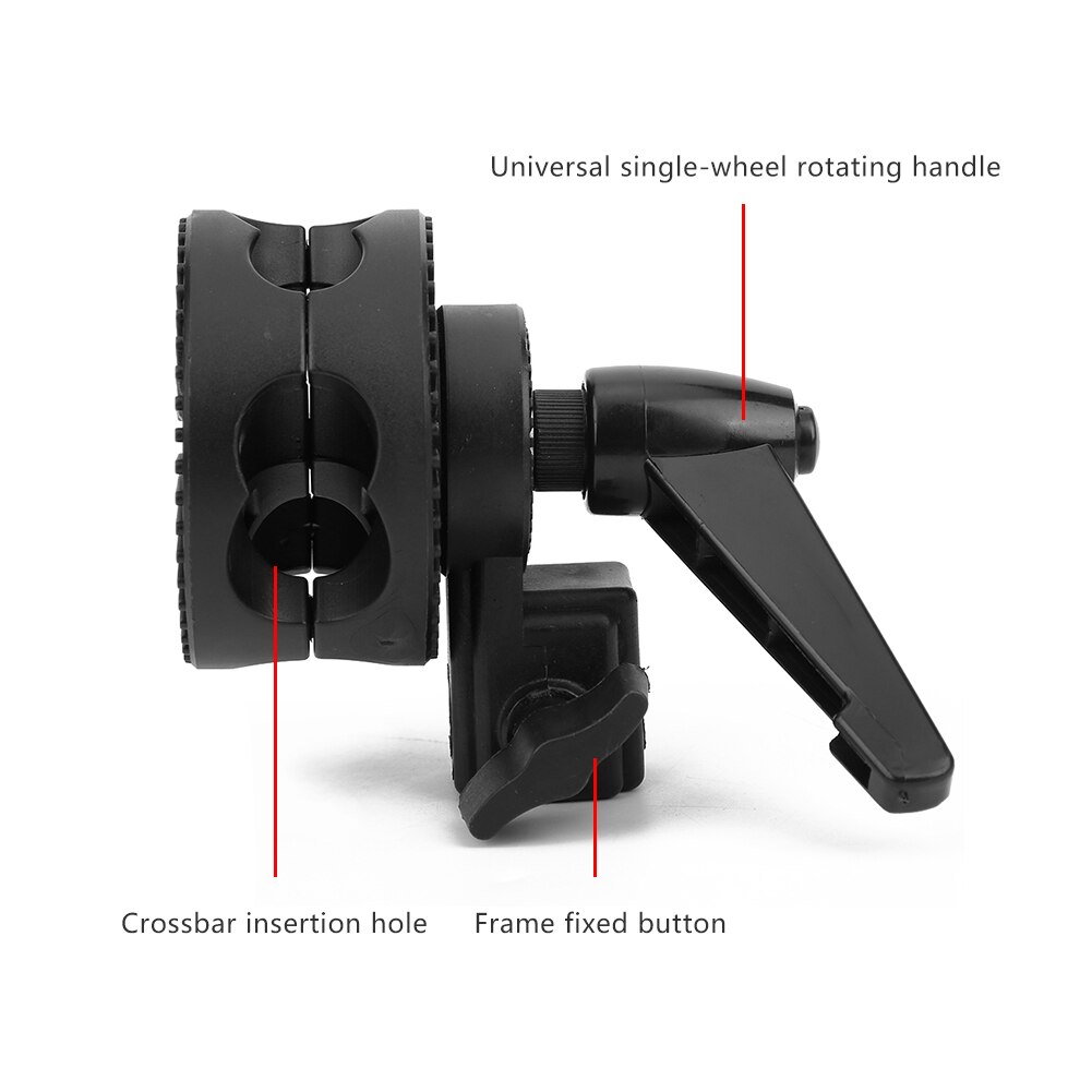 Photography Light Support Handle Turntable Single Grip Heads Clamp for Umbrella Softbox Photographic Equipment Plastic