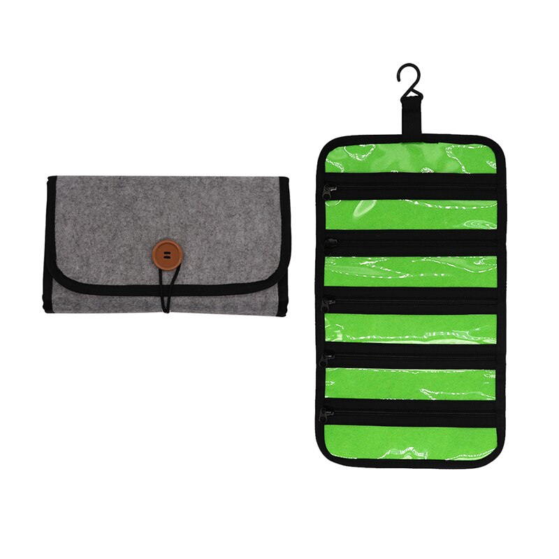 Reise Hängen Uhr Veranstalter Uhr Band Kasten Uhr Gurt Organizer für Apfel Uhr fallen Uhr Kasten Tasche Uhr Band Lagerung tasche: hell grau Grün