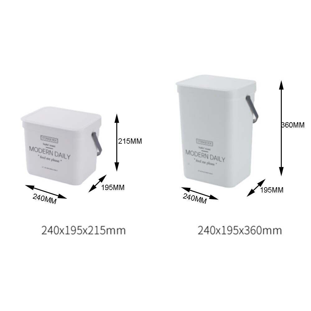 Kitchen Bathroom Storage Garbage Bag Zero Waste Recycle Compost Bin Organizer Trash Can Kitchen Wall Mounted Garbage Bin