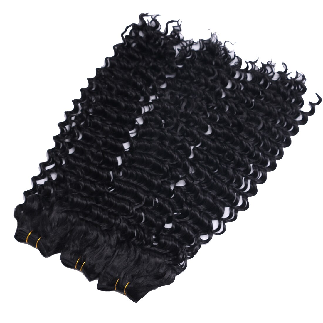 30 Inches Super Long Deep Wave Hair Bundles Water Wave Curly Hair Bundles Synthetic Hair Extensions 120g/piece