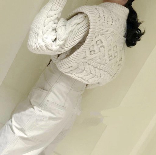 Vrouwen Gebreide Trui Effen Kleur O-hals Herfst En Winter Leuke Twist Weave Nep Twee Wol Knitwear Truien