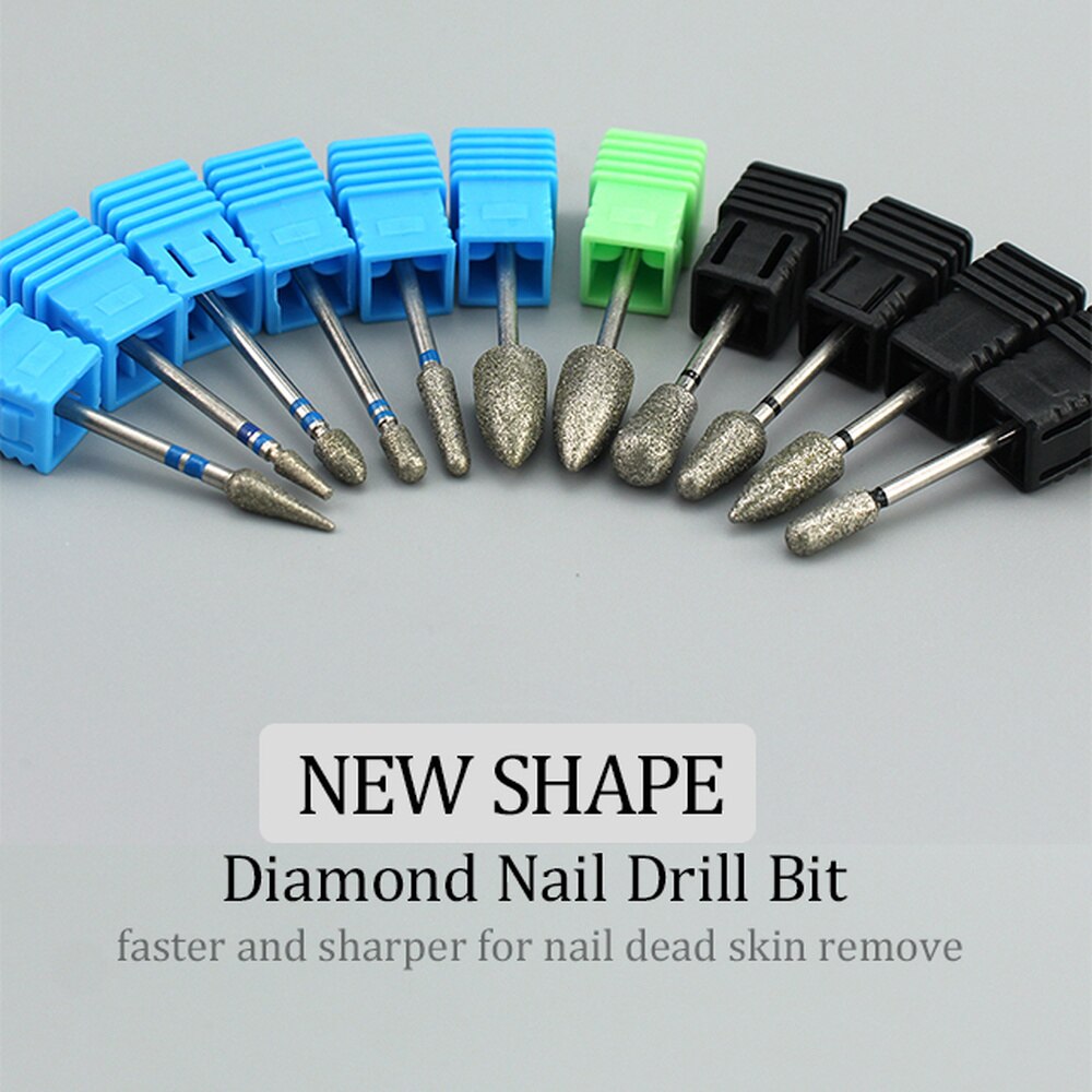 Diamond Nail Boor Bal Roterende Beetje Eletric Frees Bestanden 5.0Mm Manicure Burr Cuticle Schoon Polish Machine Accessoire