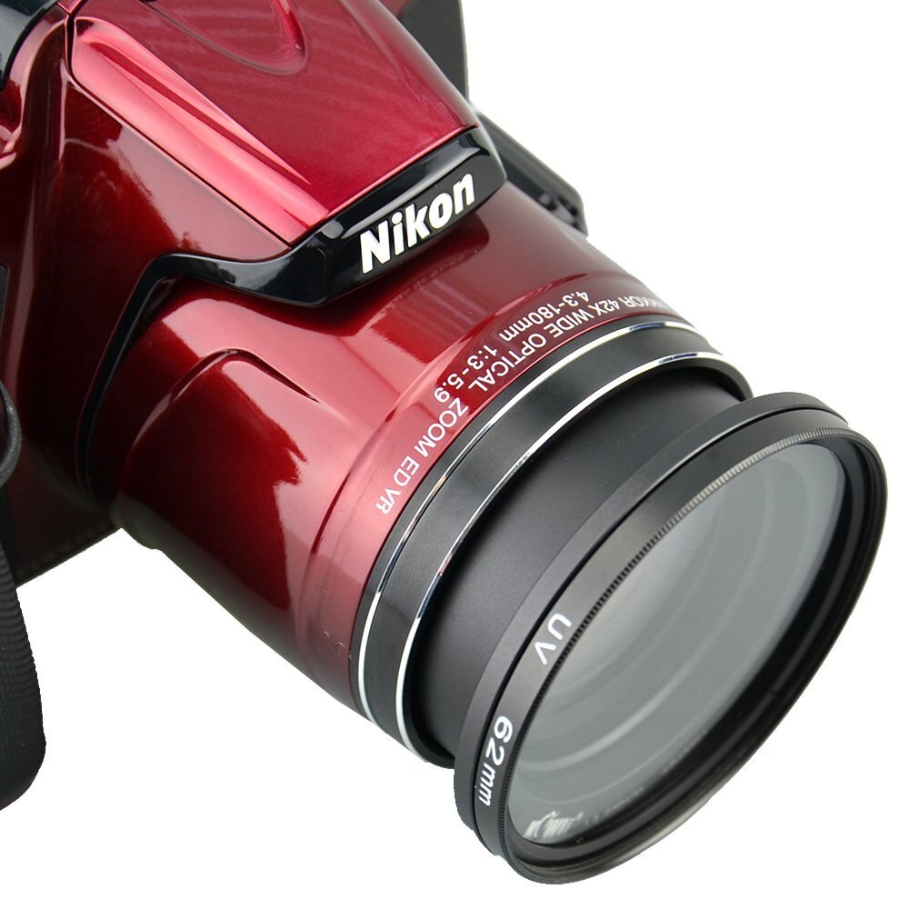 Circular Polarizer CPL filter &amp; Adapter Ring for Nikon CoolPix B700 P610 P600 P530 P520 P510 Digital Camera
