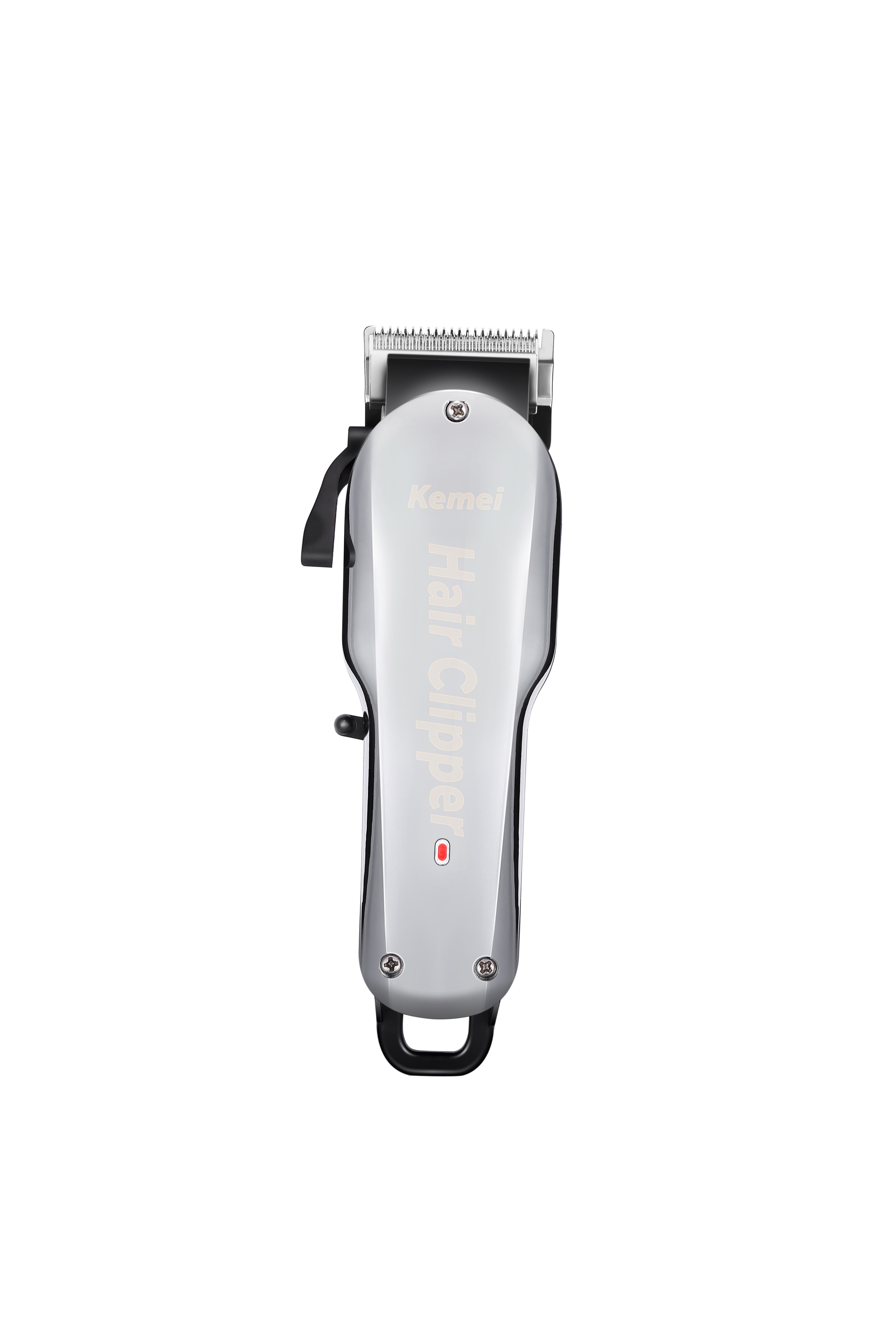 Kemei Kapper Tondeuse Professionele Draadloze Tondeuse Voor Mannen Baard Elektrische Cutter Olie Hoofd Haar Snijmachine Kapsel: silver without box