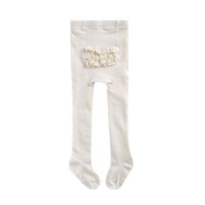 Lawadka 0-4T Lente Herfst Breien Baby Meisjes Panty Kant Prinses Zachte Mode Children&#39;tights Voor Meisje Panty 2022: WHITE / 0-24Month