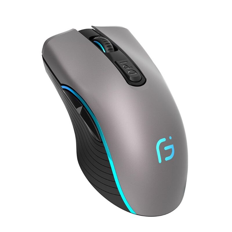 2.4GHz USB Wireless Bluetooth Rechargeable Mouse 7 Color Breathing Light 3 Gear DPI Silent Gaming Office Laptop Mouse